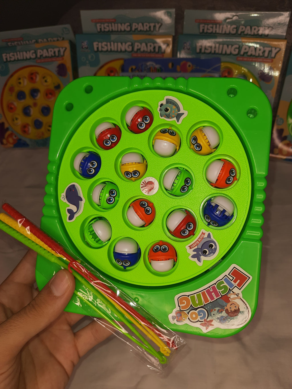 لعبة صيد الأسماك